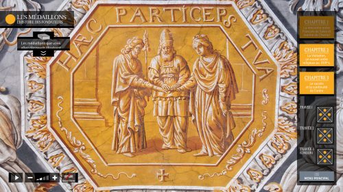 Exemple d'écran pour les médaillons